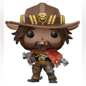 overwatch mccree vinyl figurine #182 - funko pop!